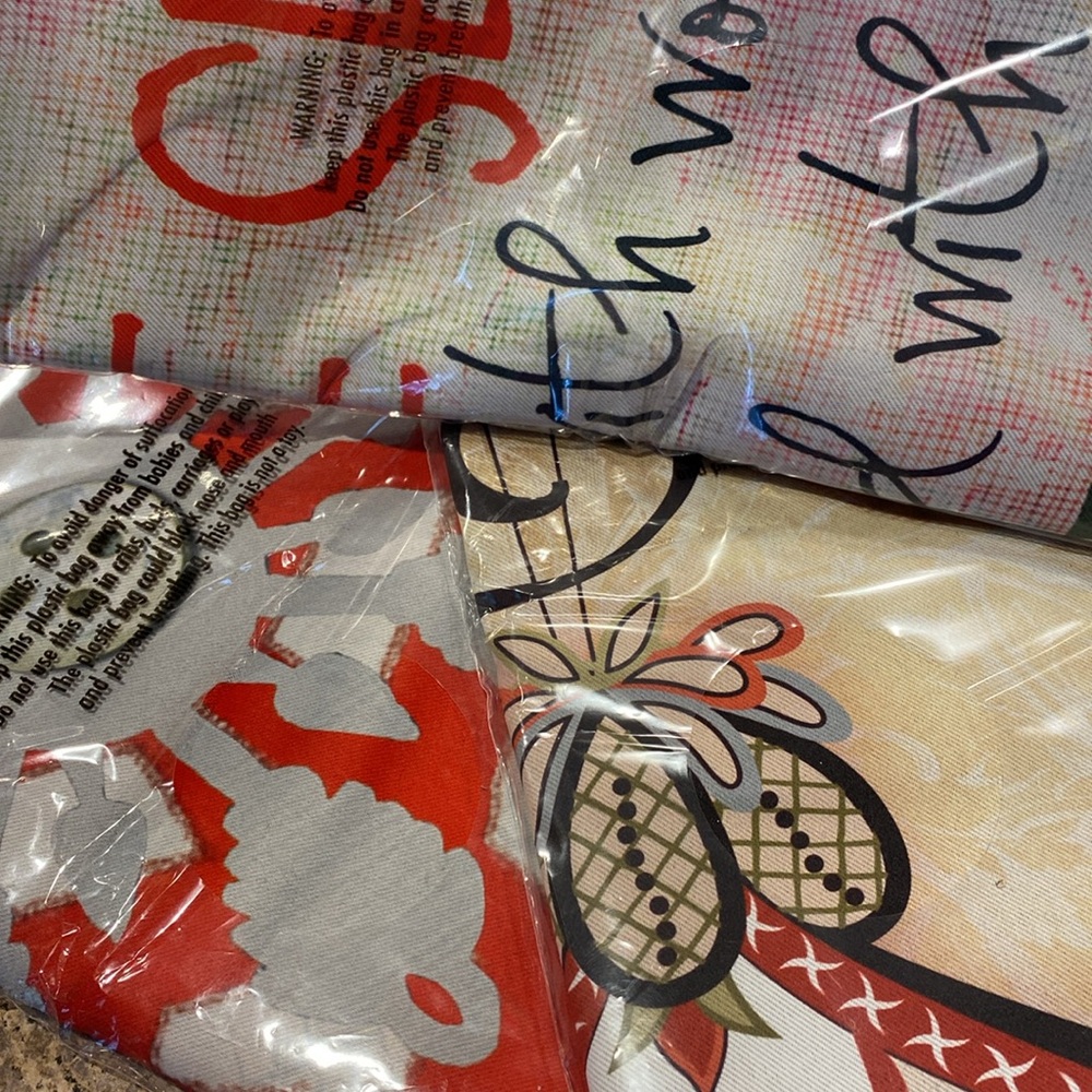 3 NIP Lang Christmas Holiday Garden Flags Premium 28” x 40” Noel Merry & Bright - Picture 10 of 11